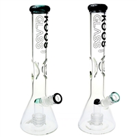 KOOS Glass 7mm Heavy Beaker with Matrix Peculator 16"