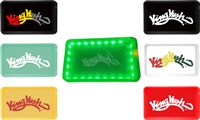 King Kush Glow Light up Rolling Tray (Rechargeable - 6"x9")