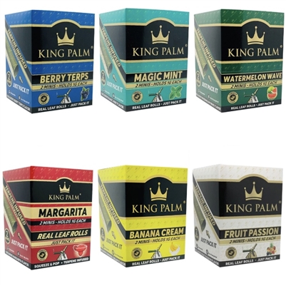 King Palm Mini â€“ 20 packs ea. â€“ 2ct ea (New Flavors)