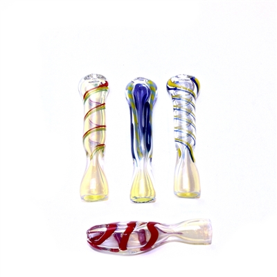 LT-CH310 3.5'' Fumed Lines Inside Out Chillum / One Hitter