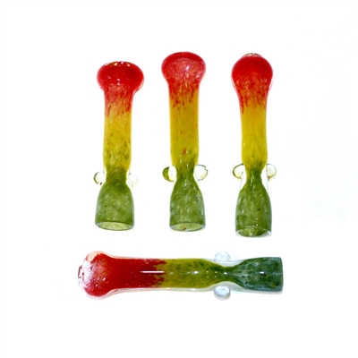 LT-CH336  3.5'' Rasta Chillum  10ct