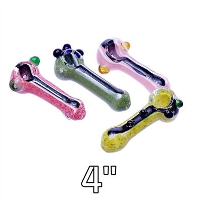 LT-HP-0203 4" Dichro Frit Spoon Pipe