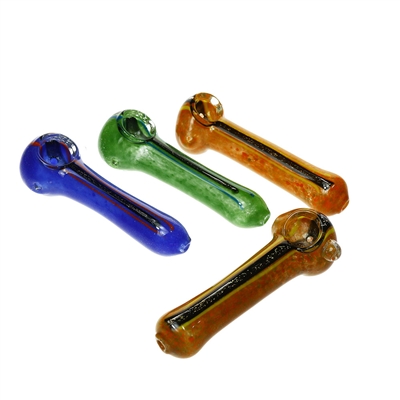 LT-HP-0226  4" Dichro Frit Spoon Pipe