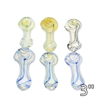 2.5'' Glass Hand Pipe  (10ct)