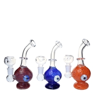 LT-WP-289    Colored Base 6'' Waterpipe / Bubbler 14MM Joint