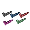 Metal Pipe.  #7 Long Chamber Anodized Aluminum