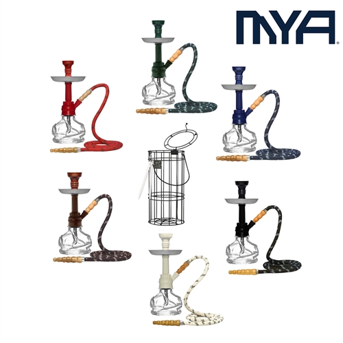 MYA Hookah 14"  in Basket - CHICO