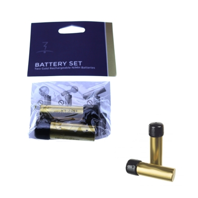 Magic Flight Launch Box Battery Pack.  2 Rechargeable Batteries Gold