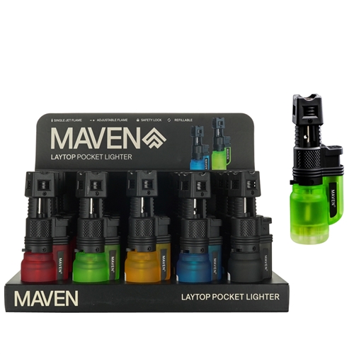 Maven - Laytop Pocket Lighter - 20 Pcs Display