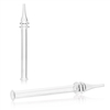 Clear Glass Dab Straw 6" Nectar Collector