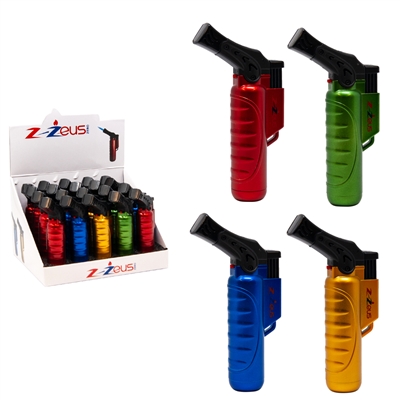 Z-ZEUS 4" Torch Lighter - Metallic 20Ct