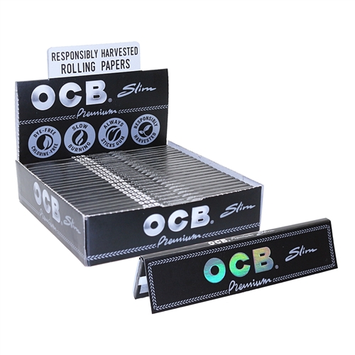 OCB Premium King size Rolling Papers â€‹Box-24