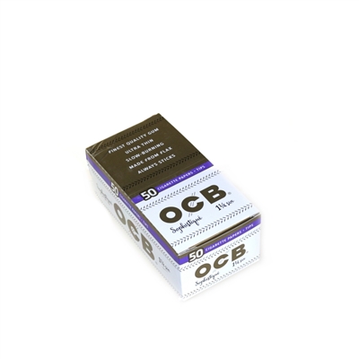 OCB  Sophistique  1Â¼ size Rolling Papers With Tips  Box-24