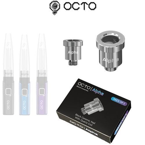 OCTO - Alpha 2-in-1 E-Rig Coils (2pk)