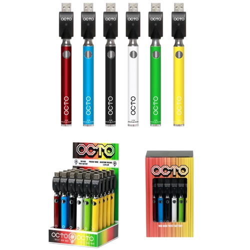 OCTO Twist 900mAh Battery's Display /30 Ct