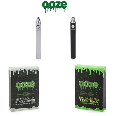 Ooze 1100 mAh Vape Battery - 5 Pack