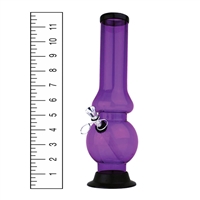 12'' Acrylic Plastic Waterpipe  Pull Stem