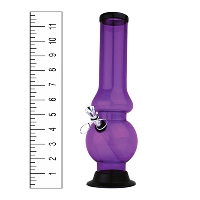 12'' Acrylic Plastic Waterpipe  Pull Stem