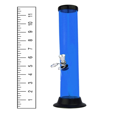 12'' Acrylic Plastic Waterpipe  Pull Stem