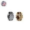Metal Pipe A-6 Square Elbow (Nickel-Brass)