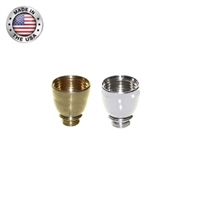 Metal Pipe B-2 Double Size Bowl Part (Nickel-Brass)