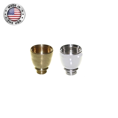 Metal Pipe B-2 Double Size Bowl Part (Nickel-Brass)