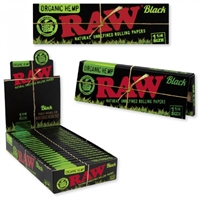 Raw Natural Organic 1Â¼ size Black Box-24