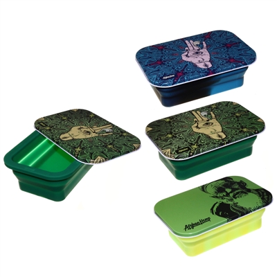 Afghan Hemp Silicone Spring Tray - Magnet Lid
