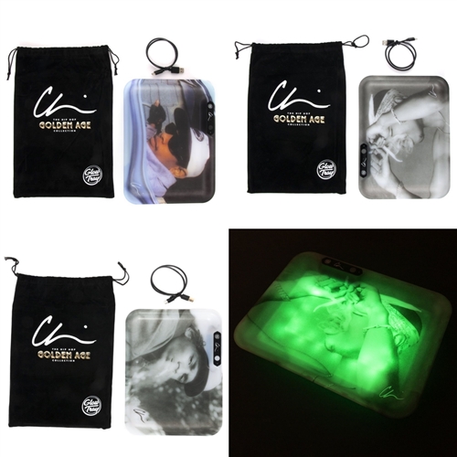 The Golden Age Of Hip Hop LED Glow Tray Collection (3 ct)