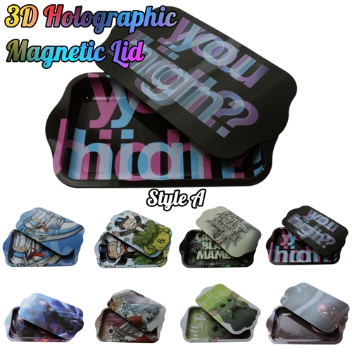 3D Holographic Lid Tray 6"X10" Style-A