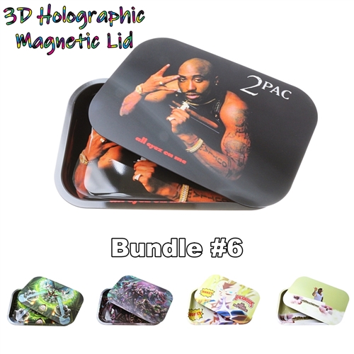 3D Holographic Lid Tray 6.5"X9"  (Bundle of 5)