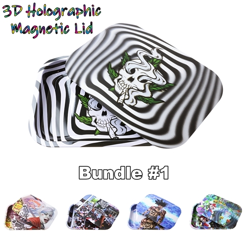 3D Holographic Lid Tray 6.5"X9"  (Bundle of 5)