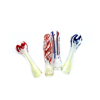 2.5'' Candy Cane Chillums/One Hitter