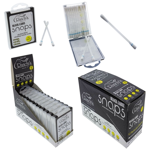 RANDY'S BLACK LABEL SNAP CLEANING SWAB (12 Per Display)