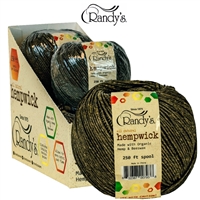 Randy's 250 Feet Hemp Wick Spool (Display of 4)