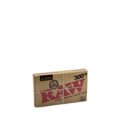 Raw Classic - Natural - 300's - 1 1/4 Size Rolling Paper Box-40