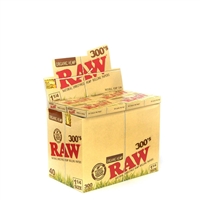 Raw Organic  - Natural - 300's - 1 1/4 Size Rolling Paper Box-40