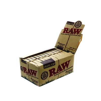 Raw Organic - Connoisseur - W/Tips - 1Â¼ Size Rolling Paper