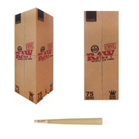 Raw Classic King Size  Cones 75 Count.