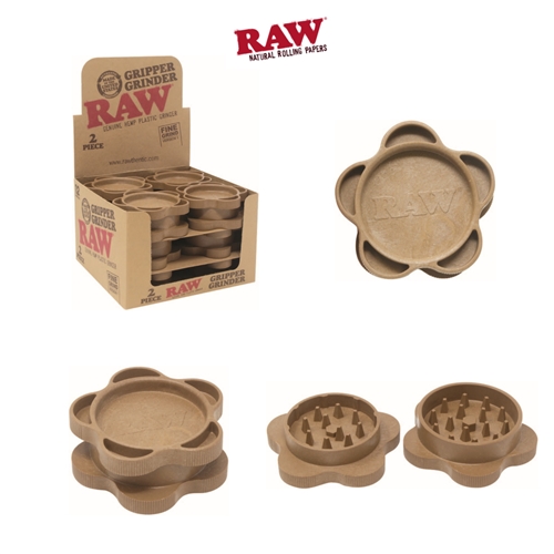 RAWÂ® 2pc Hemp Plastic Fine Grind Grinder (12/Display)