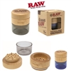 RAWÂ® 3pc Birch Wood Top Opaque with Glass Bottom Grinder