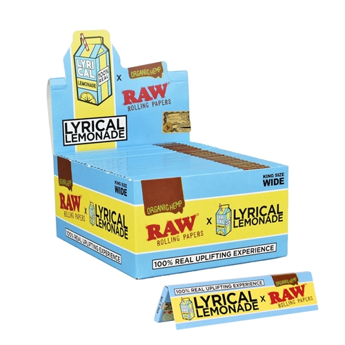 RAW X Lyrical Lemonade King Size Wide Rolling Papers
