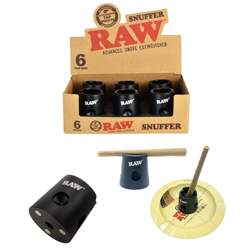 RAWÂ® Magnetic Aluminum Snuffer Display - 6ct