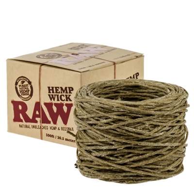 RAWÂ® - Hemp Wick 30.5 Meter (100ft)