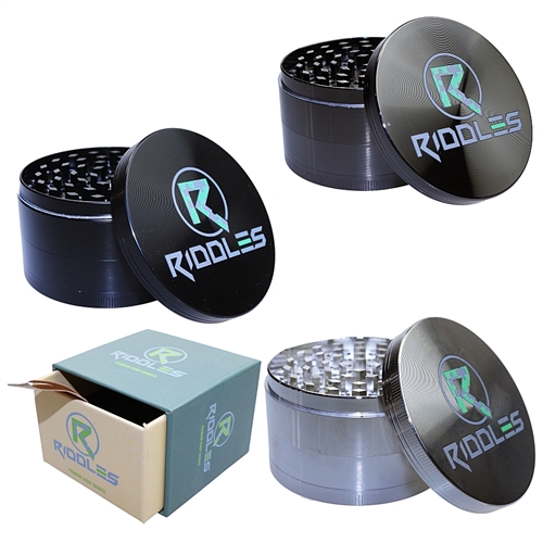 Riddles Heavy Zinc Grinder 4 Piece 75MM