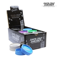 Santa Cruz 2 Piece Hemp Grinder Assorted Colors (Display-24)