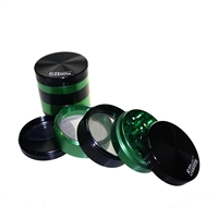 Sharper Grinder 5 Piece 2.5'' Aluminum Dual Screen