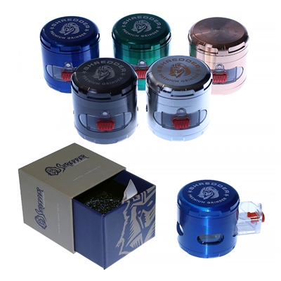 Shredder Premium Grinder  4 Piece  2.2'' Zinc Pull-Compartment