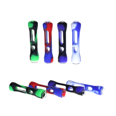 3" Silicon & Glass Chillum