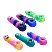 4'' Silicone Hand Pipe ( Pickle ) (10ct)